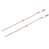 B01-001E Red Thread Redline Bracelets Women Plum Flower Black Rope Bangles For Christmas Gift F1201237H