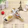100pcs 유럽 샴페인 병 사탕 상자 크리 에이 티브 모델 투명 캔디 병 상자 결혼식 샴페인 병