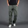 Nouveaux Hommes Cargo Hommes Lâche Armée Tactique Pantalon Multi-poches Pantalon Pantalon Homme Grande Taille 42 Mâle Militaire Salopette 201221