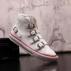 Designer di marca Uomo High Tops Abito da sposa Scarpe da festa Luxury Punk Rock Sneakers causali Primavera Autunno Stivaletti da passeggio con fondo spesso antiscivolo