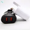 UK Wall Charger Factory Outlet 5v24a Charger Charger Dual USB Fast Forget for iPhone XS Max Wall Adapter AT UK Acture for Mobile PH1291251