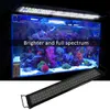 Nouveau Design 18W 78LED Lampe d'herbe à spectre complet 23,6 pouces Noir Lumières d'aquarium de haute qualité (Convient pour un aquarium de 23,6 à 31,49 pouces de long)