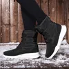 STS Women's Casual Winter Snow Boots Plush Comfortable Ankle Boots Warm Short Snow Boot High Wedge Shoes Ladies Winter Plus Size 201123