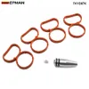 EPMAN Intake Swirl Flap Delete Lege Plug Bung Metal met Spruitstuk Pakkingen Removal Reparatie Kit voor BMW N47 TKYD87K