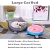 Pet Fluffy Cat Bed House Cave Mat Cat House Bed Sofa Nest Soft House for Cats with Kittens Bed for Cats Dog Beds for Small Dogs 201111