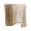 1pcs 30CMx10M Table de toile de jute naturelle Jute imité linge de nappes modernes pour les décorations de fête de Noël de mariage Y201006