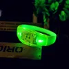 Musik aktivierte Tonsteuerung LED blinkendes Armband Gadget Up Armreif Armband Club Party Bar Beifall leuchtend Handring Glow Stick Nachtlichtera35