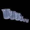20 мл / 30 мл / 50 мл / 500 мл прозрачной измерительной чашки с масштабным пищевым сортом пластиковые измерительные инструменты для DIY выпечки кухонные бар