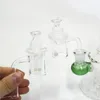 Sigara Kuvars Banger ile Cam İplik Carb Kap 14mm Erkek Kadın Opak Kuşak Dab Rigs Silikon Su Bonglar