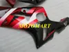 Kit carenatura per stampaggio ad iniezione per KAWASAKI NINJA ZX 6R 600CC 03 04 ZX6R 636 2003 2004 Set carenature nero rosso ABS ZX46