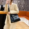 HBP 2021 Große Schwarze Handtaschen Luxus Designer Schulter Tasche Sac Weibliche Messenger Taschen Grils Solide Cross Body Taschen Hohe Qualität damen