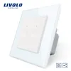 Livolo Eu Standard New SeriesWall Touch Switch1 Gang 1way Touch AC 220250 7 Colors Optionspalatic Logo T200605
