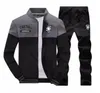 2016 Nieuwe Merk Tracksuits Heren Patchwork Sportswear Jassen + Broek Mens Hoodies en Sweatshirts Uitloper Suits Man Plus 4XL