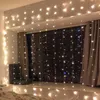 3M x 3M 300-LED Warm White Light Romantic Christmas Wedding Outdoor Decoration Curtain String Light high brightness Strings Lights