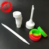 2016 nouveau clou en céramique sans dôme 14mm 18mm femelle mâle bras latéral en céramique Carb Cap Dabbers Silicone pot Bong outil Set3877564