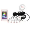 Car LED Atmosphere Light Colorful Cold Lamp Instrument Decoration Light Mobile Phone App DC12V Music Voice Control Car