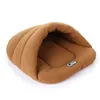 Sacco a pelo per animali domestici Soft Polar Fleece Mat Cat Small Dog Puppys Kennel Bed Sofa SleepingBag House Puppy Cave Beds Winter Warm WLL1625