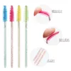 Beschikbare wimperborstel Crystal Nylon Hoofd Draagbare Modellen Schoonheid Make-up Tools Grafting Eyelash Comb