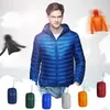 Newbang Down Coat Male Ultra Light Down JacketMen's Warm Jackets Windbreaker Lightweight Coat Feather Paffer Parka Feather Coat 201126