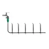 10pcs Underground pole 50CM 360 Rotary Sprinkler Dripper With Potted Plant Irrigation Garden Lawn Micro Drip Fitting Y200106