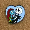 Pins Brooches Halloween Horror Couple Badges With Anime Enamel Pin Lapel Pins Cartoon On Backpack Jewelry Gift Accessories