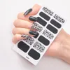 Plein Nail Wraps Art Polonais Autocollants Léopard Decal Bandes Adhésif Faux Ongles Conception Manucure Ensemble Brillant Ongles Autocollants