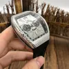 Новые розовые Quartz Movement Watches Steel Case Luxusuhr Multifunction Mens Watch Rubber Band OROLOGIO DI LUSSO.