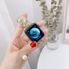 Lüks Reçine İzle Sapanlar Için Apple İzle Izle 38mm 42mm 40mm 44mm Moda Bileklik IWatch 6 5 4 3 2 Değiştirilebilir Watch Bantları