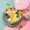 Dia dos namorados sabonete flor coração-em forma de flores rosas e caixa buquê casamento decoração presente festival presentes cg001