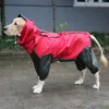 Welsh Corgi Dog Raincoat Abbigliamento per cani di taglia grande Abbigliamento impermeabile per cani di taglia grande Tuta Samoiedo Labrador Husky Golden Retriever Abbigliamento 201015