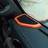 Orange ABS en pelarhögtalare dekoration omslag för 2018-2020 Jeep Wrangler JL JT interiör accessoarer264s