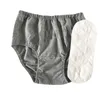 大人の布のおむつ男女は高齢の尿を洗うことができます濡れたおむつパンツ失禁の防水綿おむつ50-220ml 201117