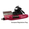 Prostormer 1 Set 6 Bits Electric Nail Drill Machine Professional Tools Manicure With EUUS Plug Y200323