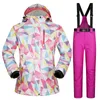 Skiing Jackets Winter Ski Suit Men Women Windproof Jacket Pants Set Waterproof Keep Warm Outdoor And Snowboarding