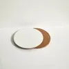 DIY Sublimation Blank Coaster Wooden Cork Cup Pads MDF Reklam Gåva Promotion Love Round Flower Shaped Cup Mats CCA12636