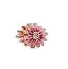 S925 Sterling silver jewelry Diy flower Beads Fits pandora Style Charm For Pandora Bracelets For European rose gold Bracelet&Collier
