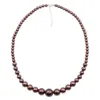 Fashion Round Simulated Pearl Shell Choker Necklace for Women Glass Pearls Shells Beads Chain Pendant Chocolate Jewelry