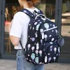 OKKID enfants sacs d'école pour les filles russie école primaire sac à dos mignon fleur impression rose sac à dos cartable fille livre sac LJ201225