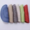 8pcs/lot Kiethen Tools Table Mat Round Placemat Eco-Friendly Hand knitted Cup Mat For Home Garden Tableware Pad 201123