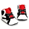 Newborn Boys Girls CRIB Shoespattern Первые Уокеры Детские Малыши Кружевные Кроссовки PU 0-18 месяцев