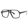 ブランド眼鏡フレーム男性眼鏡フレーム近視アイウェア光学メガネ女性黒亀ビッグフレームの箱付箱付のレンズのための眼鏡