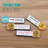 20pcs /ロットREAP名称タグ/ IDバッジパーソナライズされたレーザー刻印、ピンバッキング - カスタマイズ＃7009