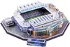 Classic Jigsaw DIY 3d Puzzle World Futbol Stadium Europejski Piłka nożna Plac zabaw Montowane Model Budynek Puzzle Zabawki dla dzieci 201218