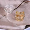 50 Pcs Crown Napkin Ring with Diamond Exquisite Napkins Holder Serviette Buckle for Hotel Wedding Party Table Decoration