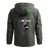 2021 hommes Grroot Bmw m Power décontracté collège à capuche Style imprimé classique chaud sweats Cardigan à fermeture éclair veste à capuche manteau