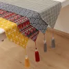 Kitchen Desktop Oil proof Table Runner Dresser Dirt Resistant Tables Cloth Home Cupboard Decoration Dust-proof Cover Cloths BH5974 WLY