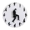 Silly Walks Comedian Funny Walking Nieuwheid Wall Clock Watch Ministry of Comedy TV Series Home Decor Silent for Slaapkamer 2201153432315