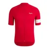 2021 équipe RAPHA cyclisme maillot manches courtes hommes 100% polyester maillots de vélo à séchage rapide uniforme de vélo vêtements de sport en plein air Roupa Ciclismo Y21032302