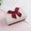 Scatole regalo per gioielli con nastro Bowknot Orecchini Gioielli Anelli Collane con ciondolo Bracciale Confezione regalo per labbra