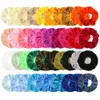 20/40 Pcs / Set Vintage Hair Scrunchies Stretchy Velvet Scrunchie Pack Femmes Élastiques Bandes De Cheveux Fille Couvre-chef En Caoutchouc Cravates À Cheveux LJ200903